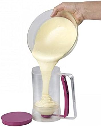Pro Batter Dispenser | Super Baking Gadget With Clear Measurement Marks | Premium PP and Silicone With Anti-leak Design and Sturdy Build | Effortless To Use With No Mess | Dishwasher Safe | 893