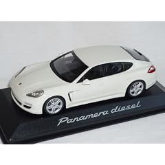 PORSCHE PANAMERA DIESEL WEISS 1/43 MINICHAMPS MODELL AUTO MODELLAUTO