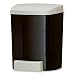 San Jamar S30 Classic Bulk Liquid/Lotion Soap Dispenser, 30 oz Capacity, 4-1/8" Width x 6-1/8" Height x 4-1/4" Depth, Black Pearl