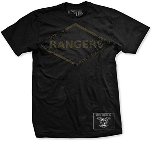 Ranger Up Ranger Diamond Vintage Ultra Thin T-Shirt - Small - Black