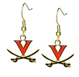 Virginia Cavaliers - NCAA Team Logo Dangler Earrings