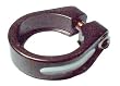 REDLINE Forged low profile alloy seatpost clamp, 31.8mm, Black