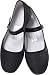 Black Solid Silk Mary Jane Chinese Shoes