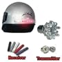 Wireless Helmet Brake Light, Black, Red, White, Gray, please pick one