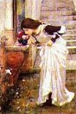 Der Hausaltar Museumskunst Poster Print von John William Waterhouse, 61x92
