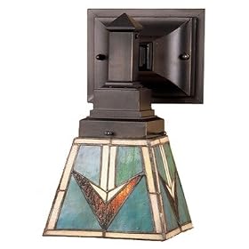 5 Inch W Comanche Mission 1 Lt Wall Sconce Wall Sconces
