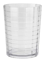 Zak Designs Disco Clear 8.6-Ounce Juice Tumbler, Set of 4
