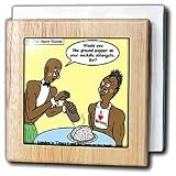Brain Food - 6 Inch Tile Napkin Holder