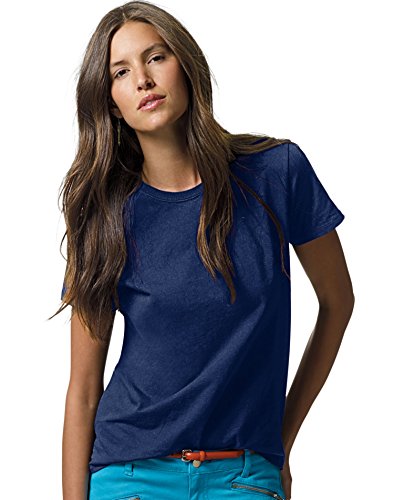 Hanes Women'S Comfortsoft Tee (Navy) (M)