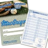 Baseball/Softball Line-Up Card Booklet - Baseball