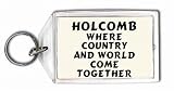 Holcomb: Where Country And World Come Together Keychain