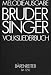 Bücher : Bruder Singer: Volksliederbuch