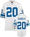 Barry Sanders Detroit Lions White NFL Premier Throwback Jersey
