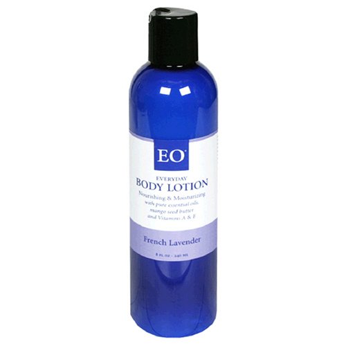 EO Everyday Body Lotion, French Lavender, 8-Ounce Bottles (Pack of 3) by EO