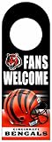 NFL Cincinnati Bengals Wood Door Hanger