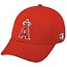 MLB BAMBOO Flex FITTED Lg/XL Los Angeles ANGELS Home RED Hat Cap