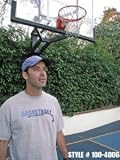 Basketball Bend The Rim Adult T-Shirt - Ash Gray