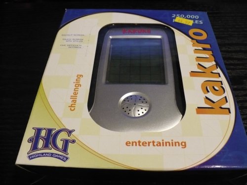 41D47UFltJL Highland Games Handheld Electronic KAKURO (features 250,000 puzzles)