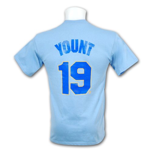 Milwaukee Brewers Robin Yount Cooperstown Player Name & Number T-Shirt (Columbia) Size XX-Large