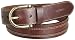 Tommy Men's Dress Casual Belt With Cut Edge And Contrast Stitch