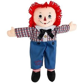 Russ Berrie 16 Button Eye Raggedy Andy by Russ