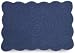 Kitchen & Housewares : Tradewinds Textiles Boutis Quilted Blue Placemat