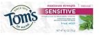 Tom s of Maine Maximum Strength Sensitive Toothpaste True Mint 4 Ounce Tubes Pack of 6