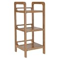 Edles BAMBUS Badregal mit 3 Ebenen - Badschrank - Badablage