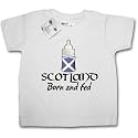 Dirty Fingers  SCOTLAND Born and Fed  Baby & Toddler T-shirt