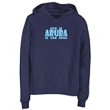 Sweatshirt Woman Navy Blue  Life In Aruba  Country