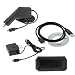 Rapid Car Charger + AC Charger + USB Cable + Black Universal Long Case for LG Decoy VX8610/Dare VX9700/enV2 VX9100/Glimmer AX830/UX830/Versa VX9600/Incite CT810