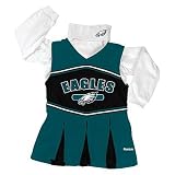Philadelphia Eagles Infant Long Sleeve Cheerleader Jumper