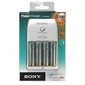 Sony BCG34HLD4F - Cargador de pilas recargables Power con 4 pilas AA 2.700 mAH incluidas