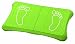 Nintendo Wii Fit Skin - Green and White Feet
