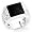 Stunning Solid Sterling Silver Rhodium Plated Men's Ring with Onyx Please specify size: 12