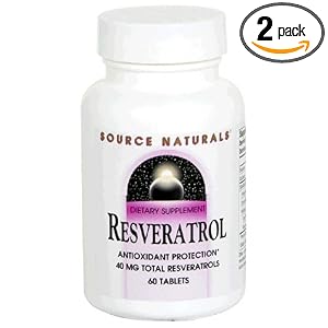 Source Naturals Resveratrol 40mg, 60 tabs (Multi-Pack)