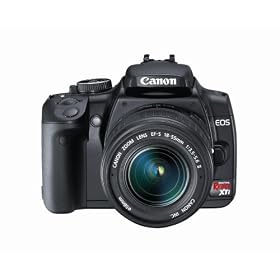 Canon Digital Rebel XTi 10.1MP Digital SLR Camera with EF-S 18-55mm f/3.5-5.6 Lens (Black)
