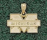 Anderson Jewelry Michigan Wolverines Gold Charm