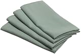 Bardwil Linen Ease 17-By-17-Inch Napkin, Set of 4, Fern