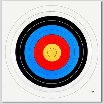 Childrens Toyshop  Sporting Goods : 36" Paper Square Target Face