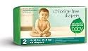 Seventh Generation Chlorine Free Diapers, Stage 2 (12-18 Lbs), 48-Count Packages (Pack of 4) (192 Diapers)