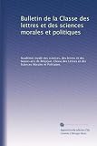 Bulletin de la Classe des lettres et des sciences morales et politiques (French Edition)