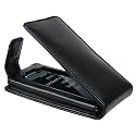 BLACK Leather FLIP CASE for Microsoft ZUNE HD 16GB / 32GB