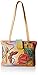 Anna by Anuschka Genuine Leather Tote Bag | Hand-Painted Original Artwork | Rose Safari