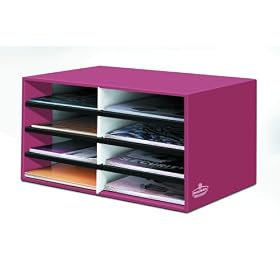 Fellowes Bankers Box Persimmon Red 8 Slot Literature Sorter (6140301)