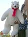 5-FEET-TALL GIANT STUFFED POLAR BEAR - HUGE PLUSH JUMBO BIG STUFFED ANIMAL - PERFECT FOR CHRISTMAS or WINTER or ANYTIME - AMERICAN MADE IN THE USA AMERICA - COLOR: MINK