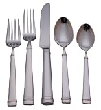 Reed & Barton EveryDay Brewster 18/10 Stainless Steel 45-Piece Flatware Set, Service for 8