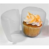 Cup-A-Cake Single Cupcake Carrier in Clear