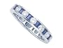 2.20 cttw Karina B(tm) Genuine Sapphire Eternity Band LIFETIME WARRANTY