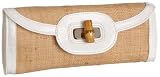41D4RX8Q6vL. SL160  SR SQUARED by Sondra Roberts Raffia Clutch